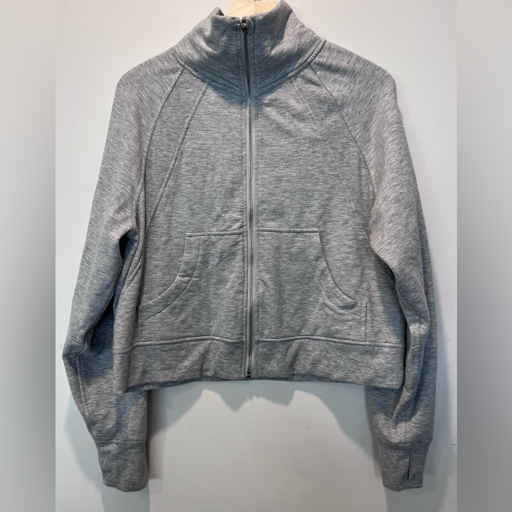 Danskin Womens Gray Zip up Sweatshirt size Medium